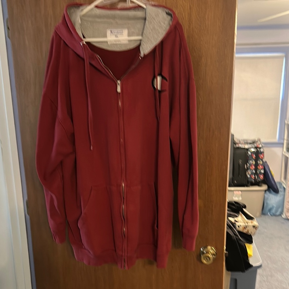 Champion Burgundy Full-Zip Hoodie